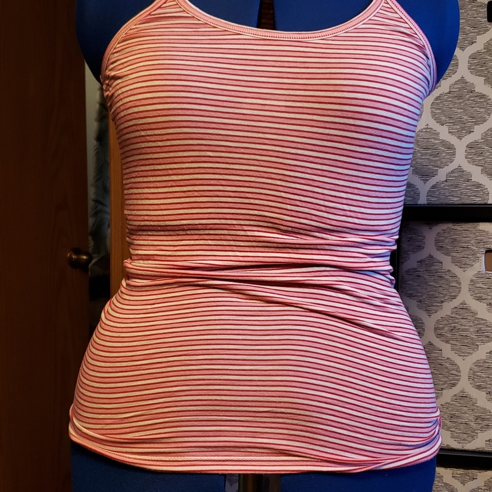 4 pack of racerback stripe tanks